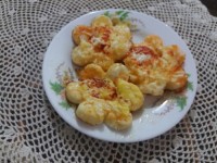 تست سرخ شده با تخم مرغ