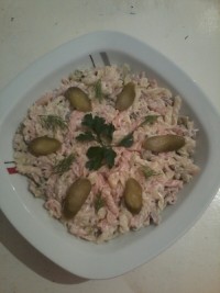 سالاد پاستای یونانی