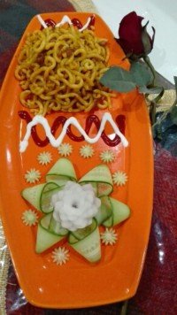 ماکارونی غذای موردعلاقه پسرم