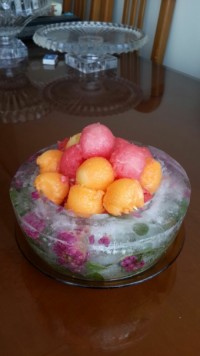 تزیین کاسه یخی