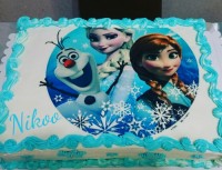 کیک تولد با عکس خوراکی