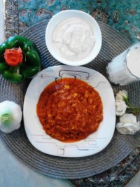 میرزا قاسمی و بورانی بادمجان