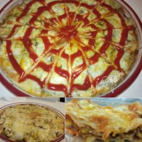 لازانیا با خمیر نیم پخت