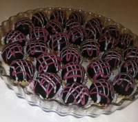 ترافل خامه ای شکلاتی