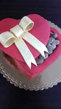 کیک جعبه ی هدیه