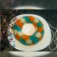 ژله خورده شیشه شفاف یا گلدار