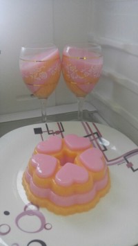 ژله با شیر