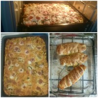 پیتزا و اشترودل گوشت