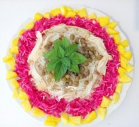 سیب زمینی پلو با گوشت