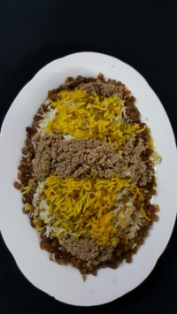عدس پلو با گوشت (مخصوص بچه های بالای 10 ماه)
