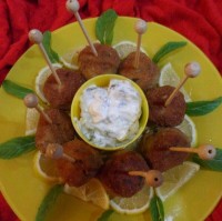 کوفته قلقلی بوقلمون با سس گوجه فرنگی