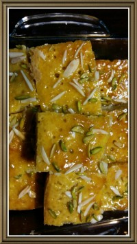 کیک باقلوایی