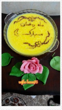 فرنی آرد برنج (پایان 6 ماهگی)