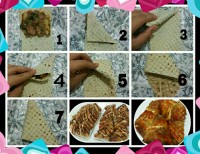 سمبوسه قارچ و سوسیس