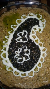 حلیم بادمجان با برنج