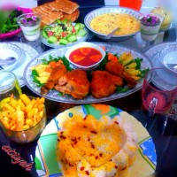 میز شام سالگرد ازدواج