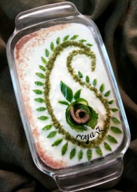 تزیین ساده ماست