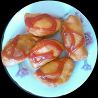 پیراشکی مرغ و قارچ