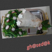 تزیین نون پنیر.سبزی