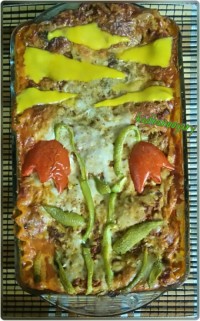 لازانیای گوشت و سویا