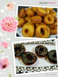 دونات ساده و شکلاتی