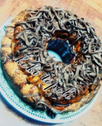 کیک حلقه ای شکلاتی