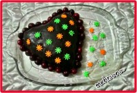 کیک پرتقالی با رویه ی گاناش