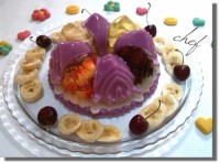 ژله هفت میوه