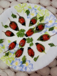 دیزاین سبزیجات با تم کفشدوزک