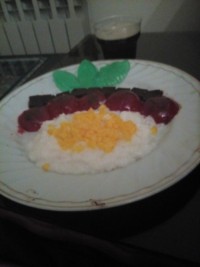 ژله چلو کباب