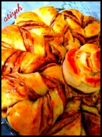 نان ستاره ایی با طعم شکلات