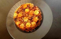 ماکارونی با ته دیگ طرح دار