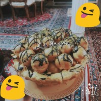 نان خامه ای با سبد نان