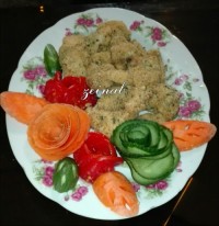 مرغ سوخاری با پنیر پارمزان