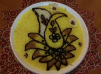 تزئین شله زرد