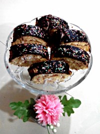 رولت بستنی زعفرانی