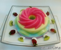 ژله بستنی رنگین کمان