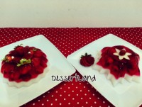 ژله بستنی توت فرنگی