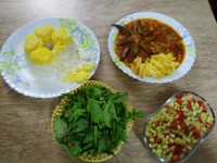 خورشت قیمه و بامیه