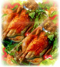 مرغ بریان خانگی