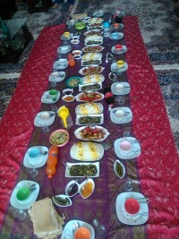 سفره عید فطر