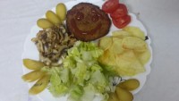 همبرگر خونگی