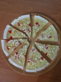 ژله به شکل پیتزا