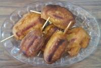 هات داگ با آرد ذرت