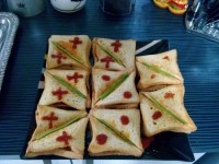 اسنک قارچ و گوشت و کوکتل