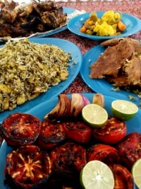 کباب مرغ تند