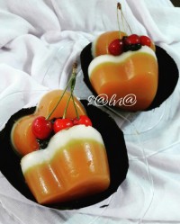 کاسه شکلاتی (بادکنکی) پودینگ انبه وژله بستنی