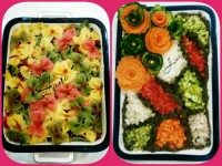 پاستای پاپیونی با ژامبون