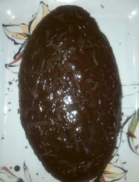 چیز کیک با شکلات تلخ