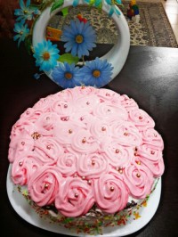 کیک سالگرد عروسیم